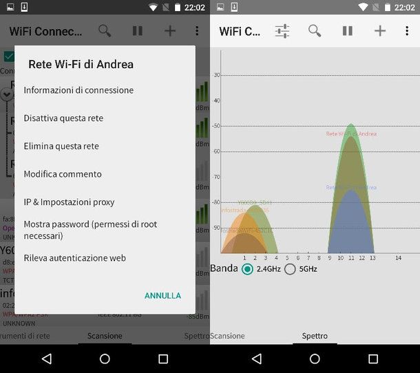 Come recuperare password WiFi Android