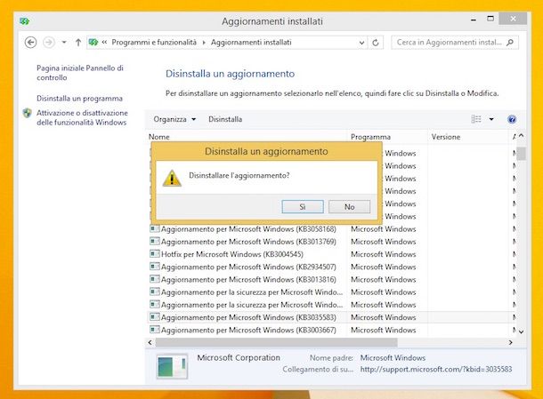 Screenshot di Windows 8