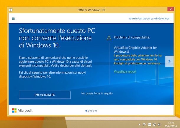 Screenshot di Windows 8