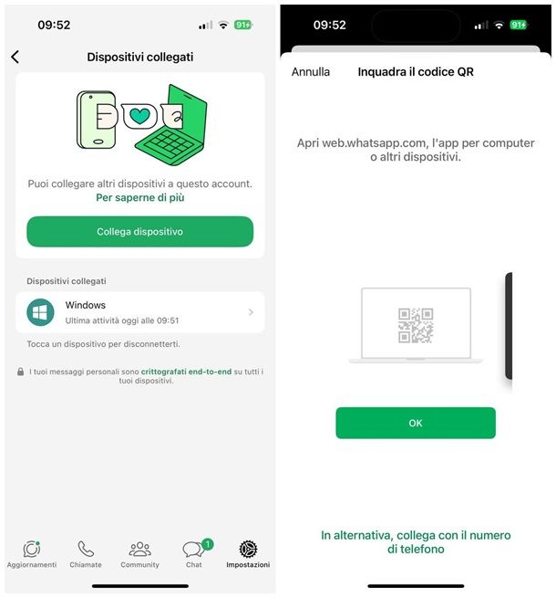 Come leggere conversazioni WhatsApp