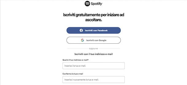 Usare Spotify Free