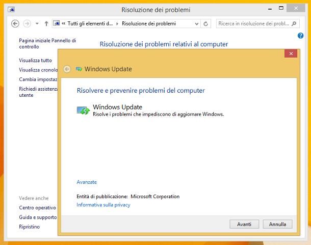 Come ripristinare Windows Update