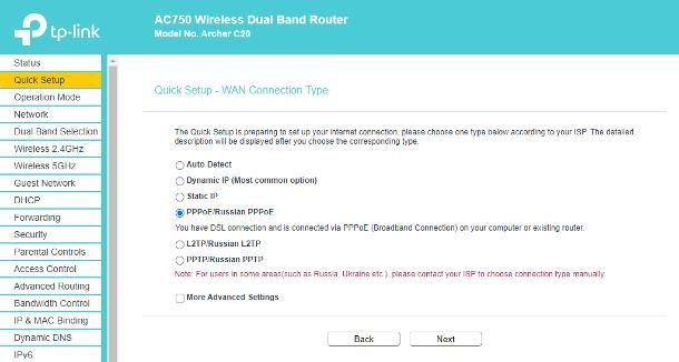 Come configurare router TP LINK per Eolo