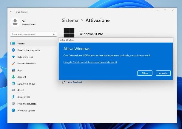 Come attivare Windows 11