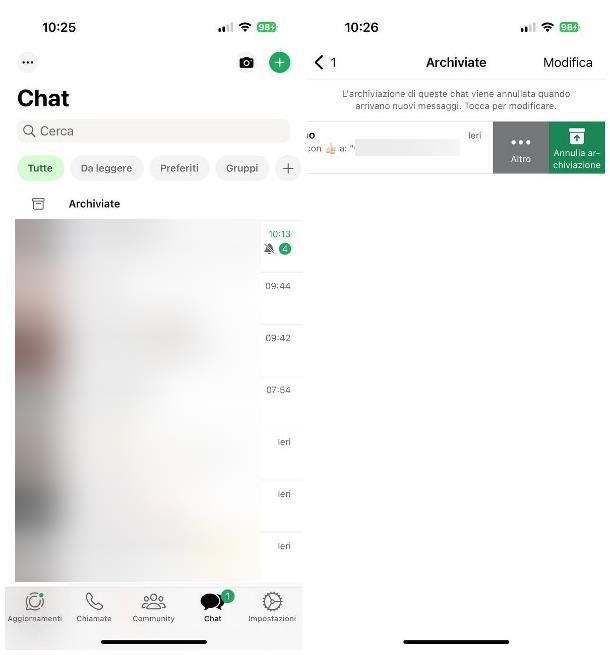 Come leggere conversazioni WhatsApp cancellate