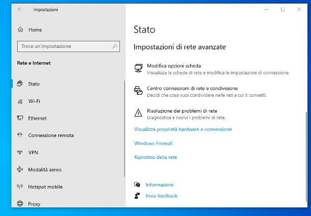 Impossibile accedere alla rete su PC