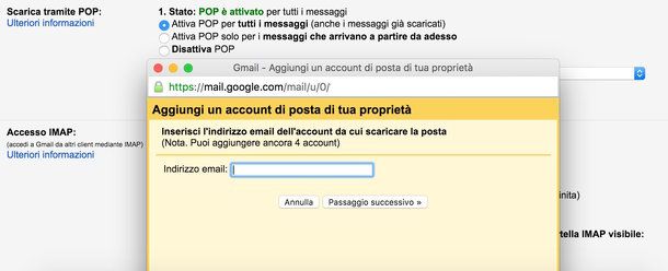 Come cambiare account Gmail