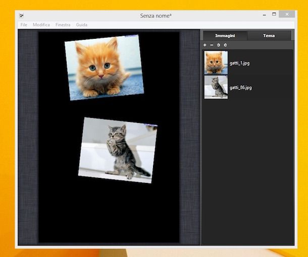 Screenshot di Collagerator