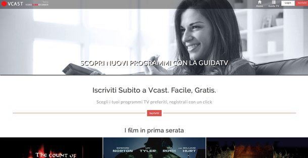 Come registrare dalla TV