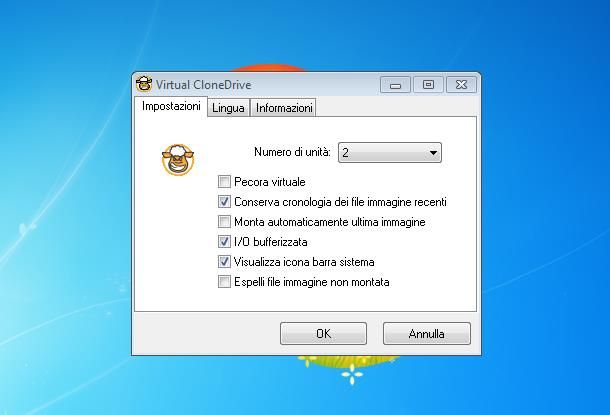 Come montare ISO: Windows 7