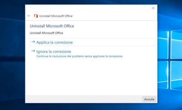 Come disinstallare Office 2013