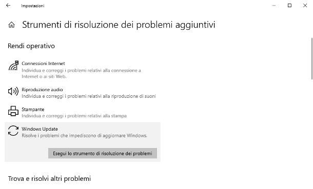 Come ripristinare Windows Update: Windows 10