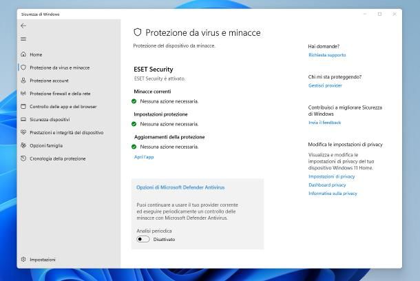 Come attivare Windows Defender