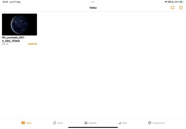 Come scaricare video su iPad