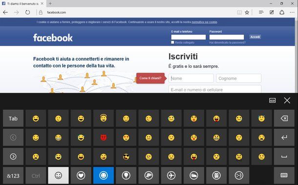 Come fare le faccine su Facebook