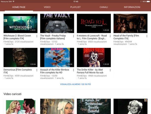 Come guardare film su iPad