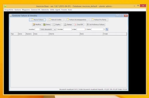 Screenshot di Invoicex