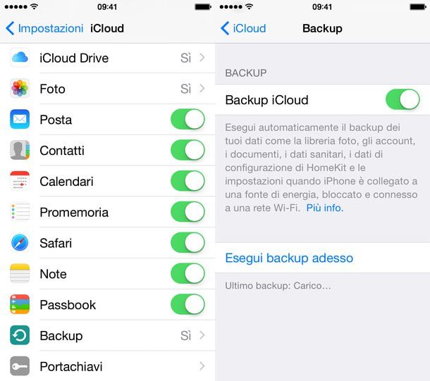 Screenshot di iOS