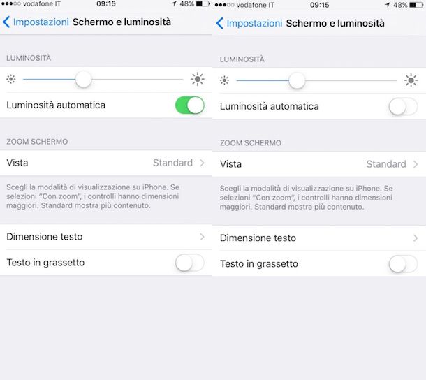 Screenshot di iPhone