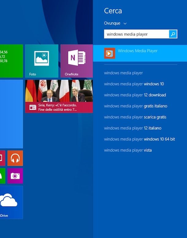 Screenshot che mostra come masterizzare CD su Windows 8