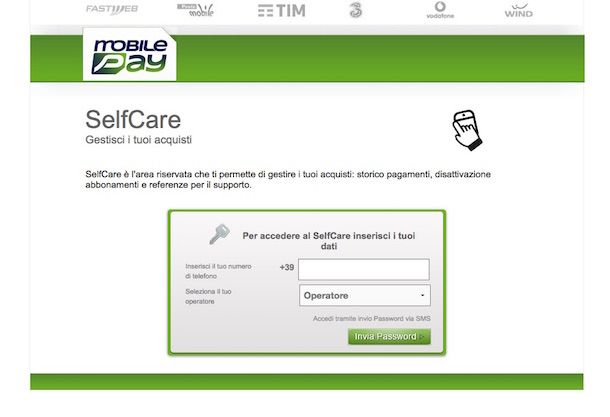 Screenshot di MobilePay