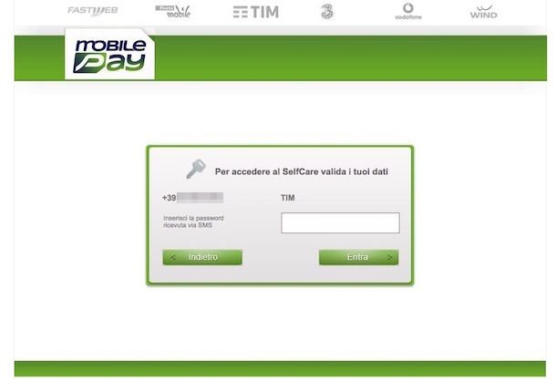 Screenshot di MobilePay