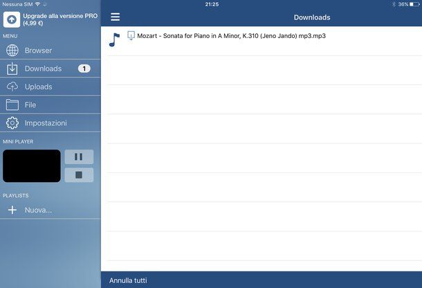 Come scaricare musica gratis su iPad