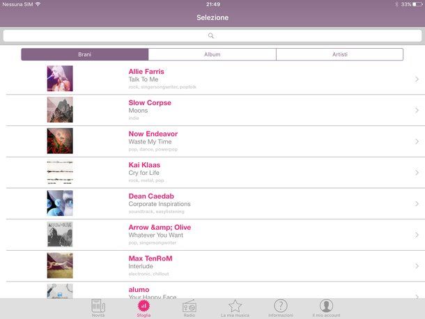Come scaricare musica gratis su iPad