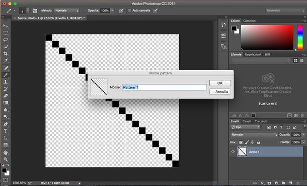 Come creare pattern Photoshop