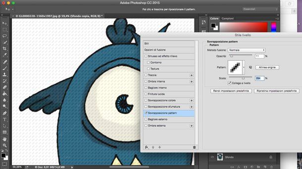 Come creare pattern Photoshop