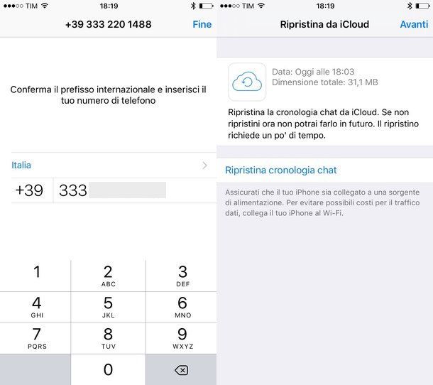 Come recuperare messaggi WhatsApp iPhone