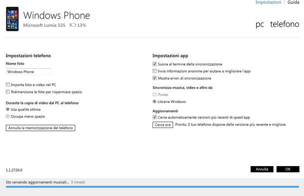 Come ripristinare Windows Phone