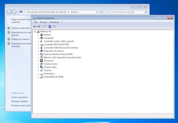 Screenshot di Windows 7