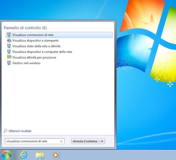 Screenshot di Windows 7