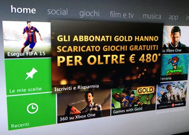 Come connettersi a Xbox Live
