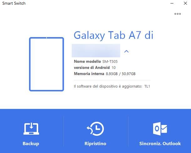 Come resettare tablet Samsung