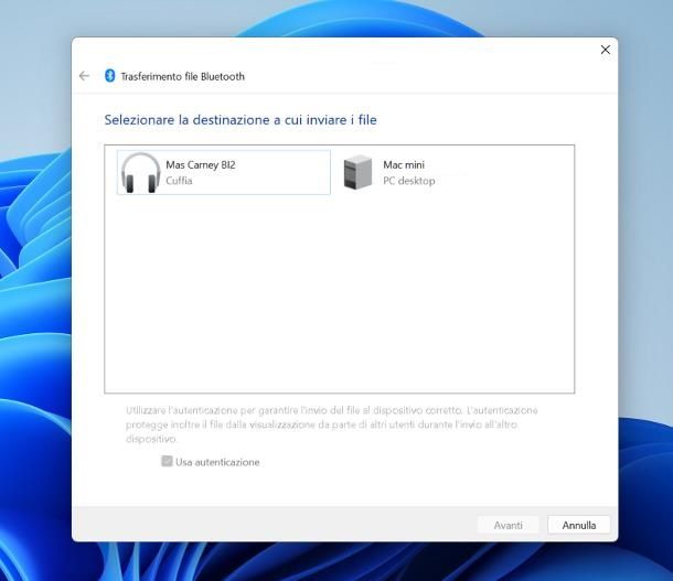 Come trasferire file da PC a PC tramite Bluetooth