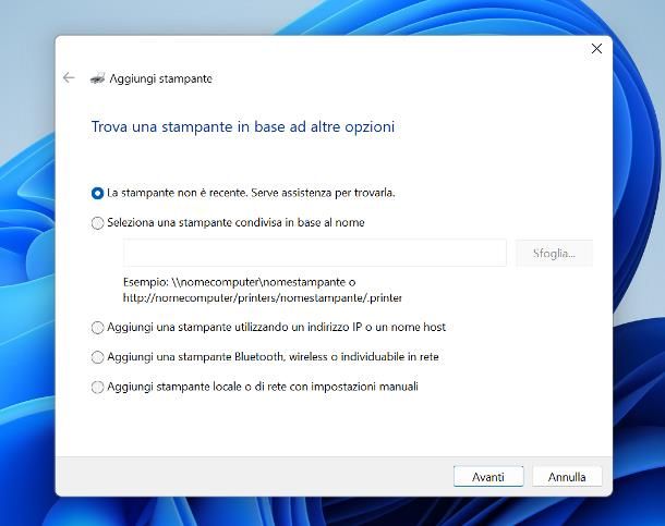 Come installare una stampante di rete: Windows 10 e successivi