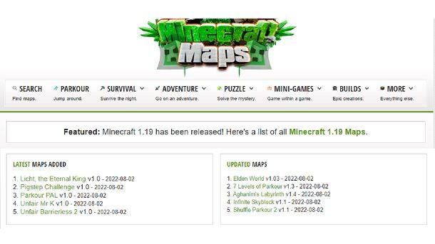 Come scaricare mappe su Minecraft Java Minecraft Maps
