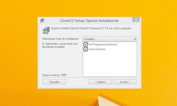Screenshot di CloneCD