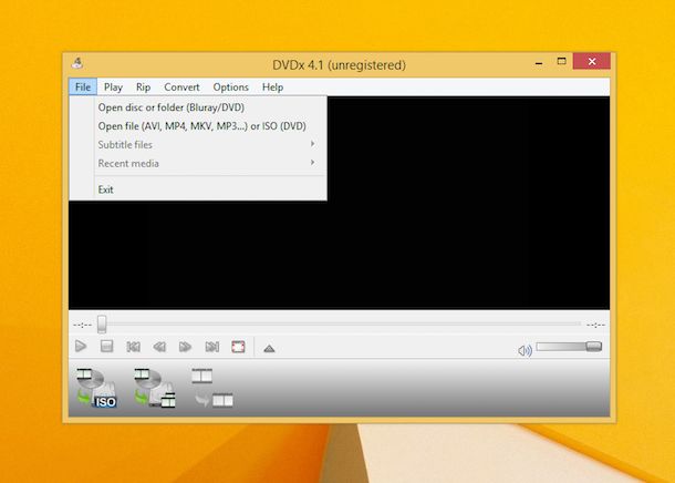 Screenshot di DVDx