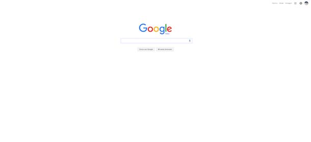 Screenshot di Google Search