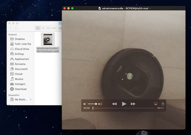 Screenshot che mostra come salvare video da Instagram con JDownloader