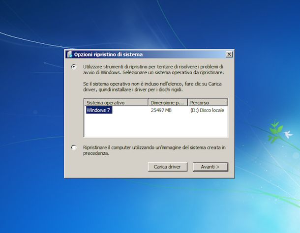Screenshot di Windows 7