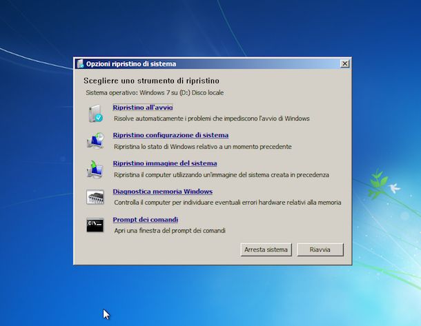 Screenshot di Windows 7