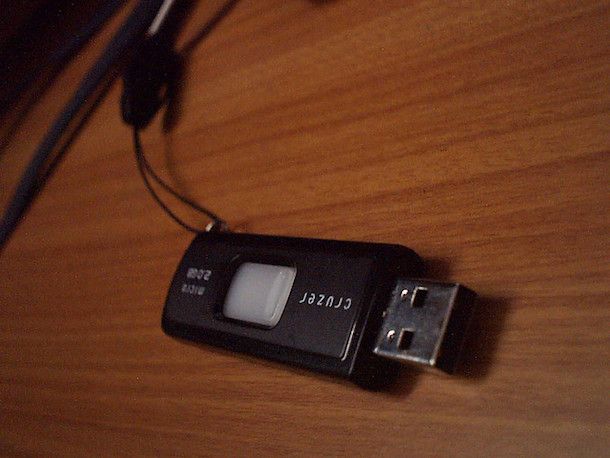 Foto di una chiavetta USB