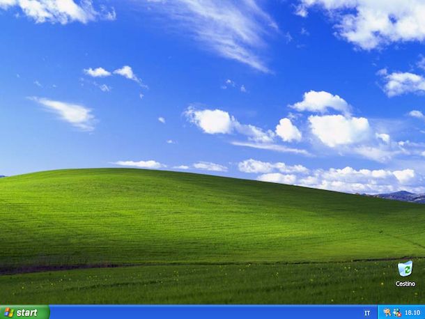 Screenshot che mostra come formattare Windows XP