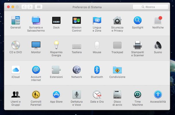 Screenshot di OS X