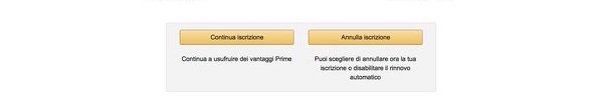 Screenshot di Amazon Prime