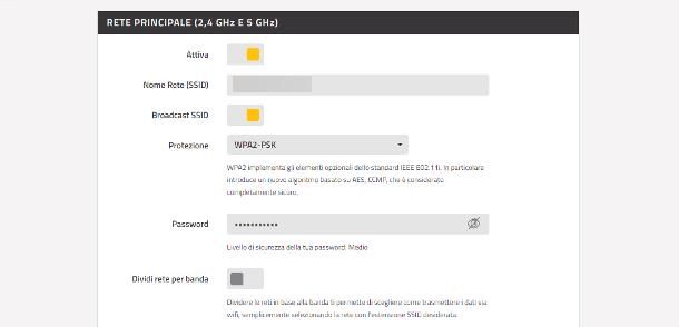 Come cambiare SSID Fastweb